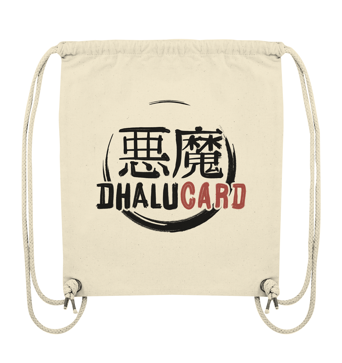 Dhalucard Logo - Organic Gym-Bag
