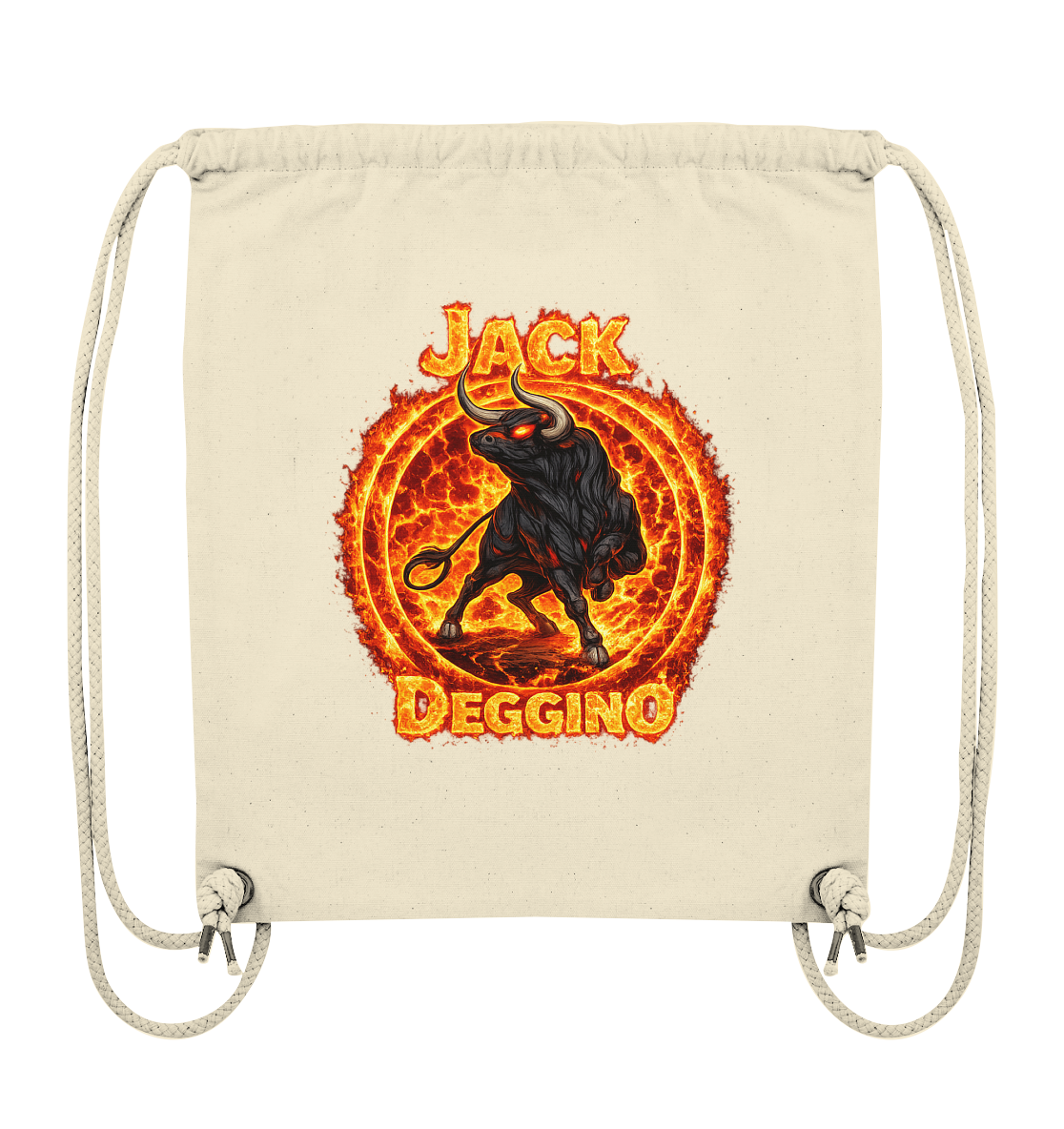JackDeggino Logo2 - Organic Gym-Bag