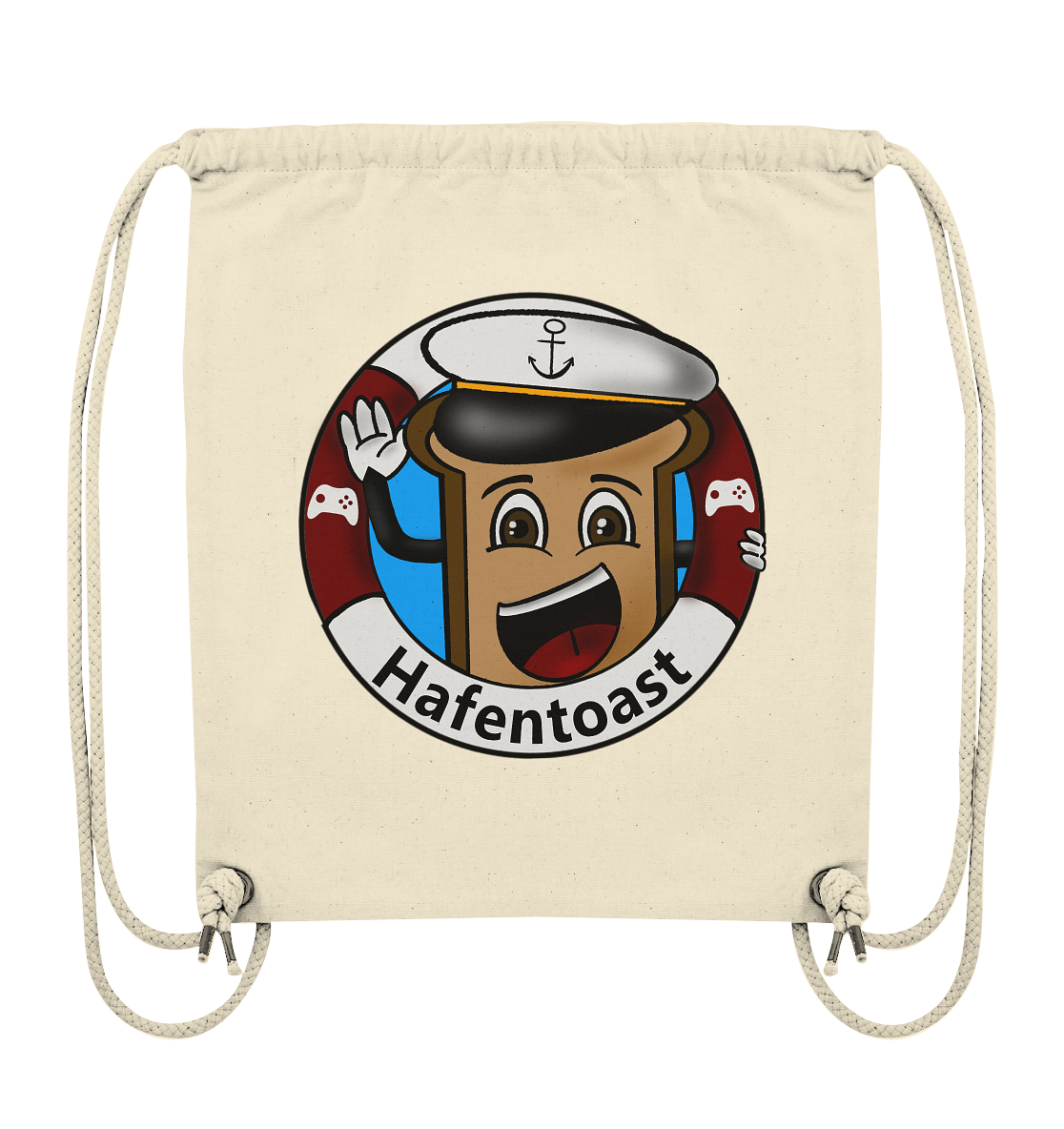 Hafentoast Logo - Organic Gym-Bag