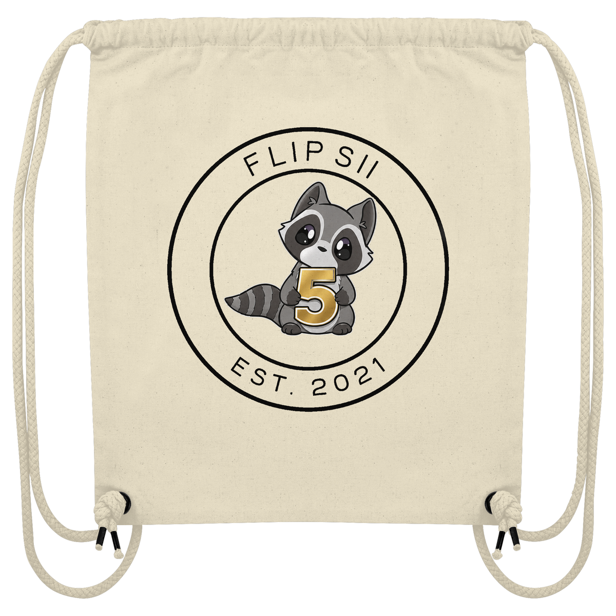 Flipsii_ Jubiläum - Organic Gym-Bag
