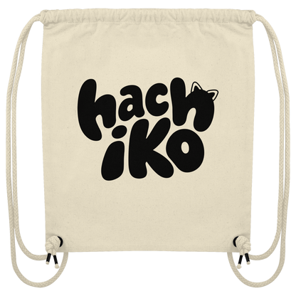 Hachiko Logo - Organic Gym-Bag