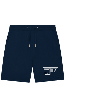 Jutta_tv Schriftzug - Organic Jogger Shorts