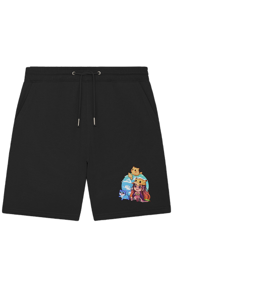 LuciaValchiria Logo - Organic Jogger Shorts