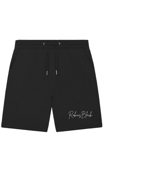 RobiusBlack Unterschrift - Organic Jogger Shorts