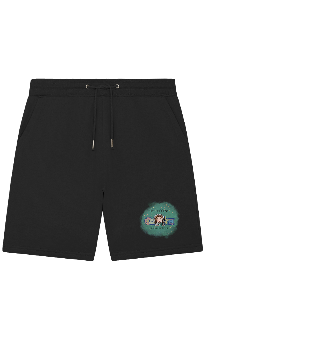La_N00ba Logo - Organic Jogger Shorts