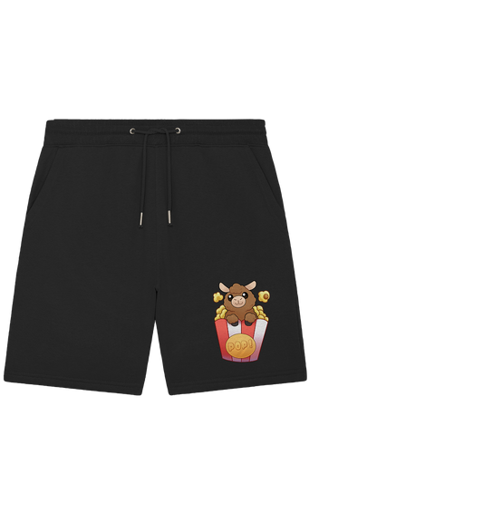FlauschigTV Popcorn - Organic Jogger Shorts