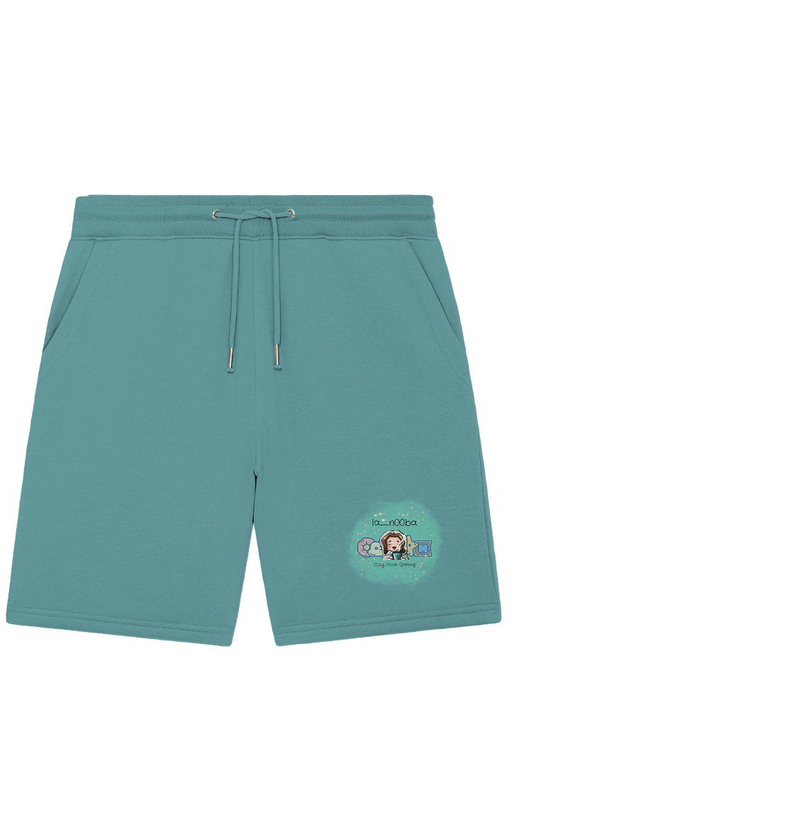 La_N00ba Logo - Organic Jogger Shorts