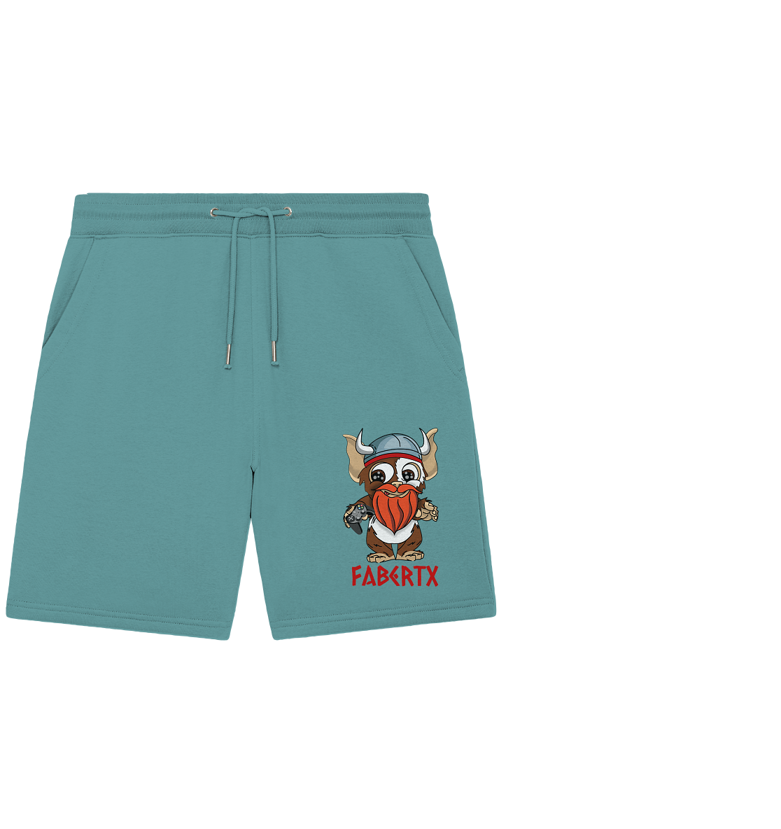 Fabertx Logo - Organic Jogger Shorts