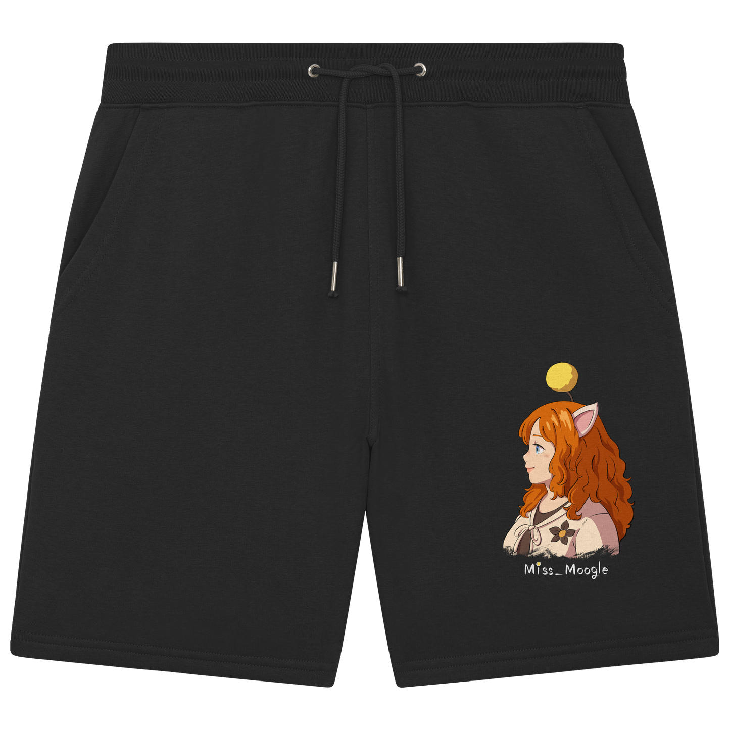 Miss_Moogle Logo colour - Organic Jogger Shorts