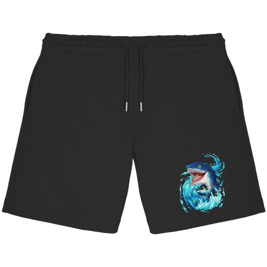 LupiArts Megalodon Hungering - Organic Jogger Shorts