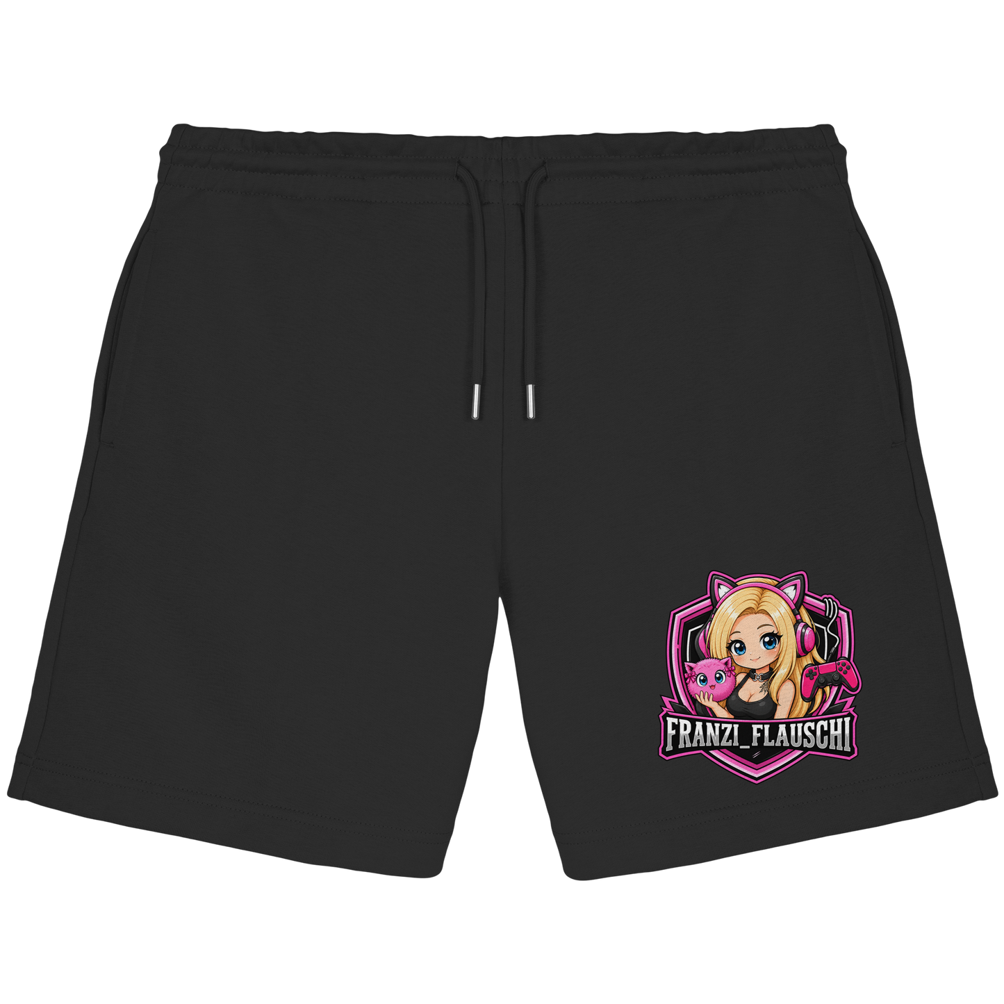 Franzi_Flauschi Logo - Organic Jogger Shorts