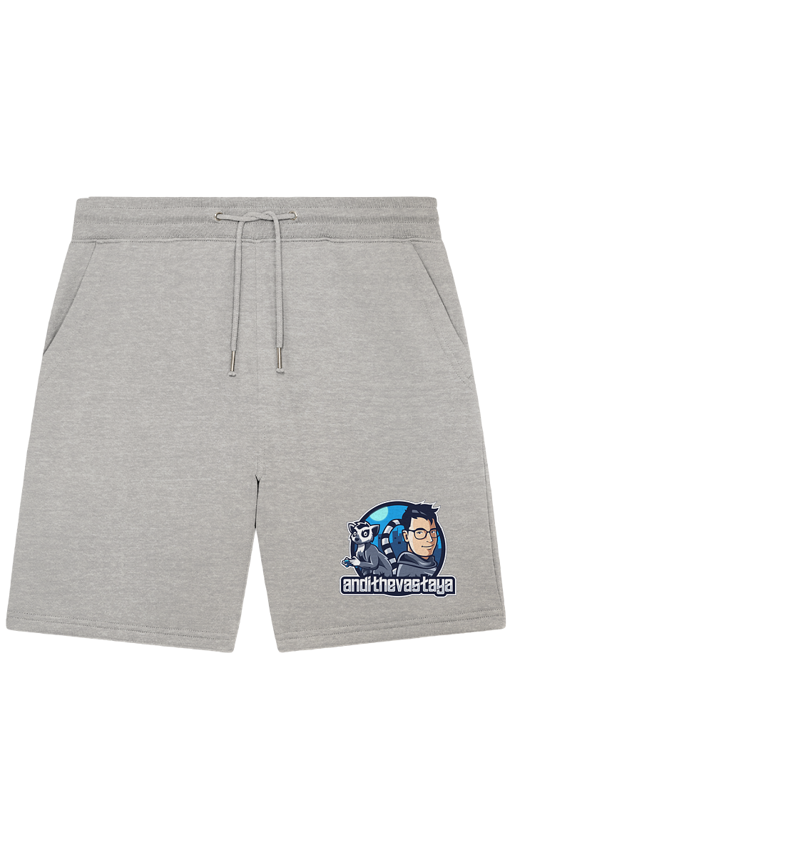 AndiDerLemur Logo - Organic Jogger Shorts