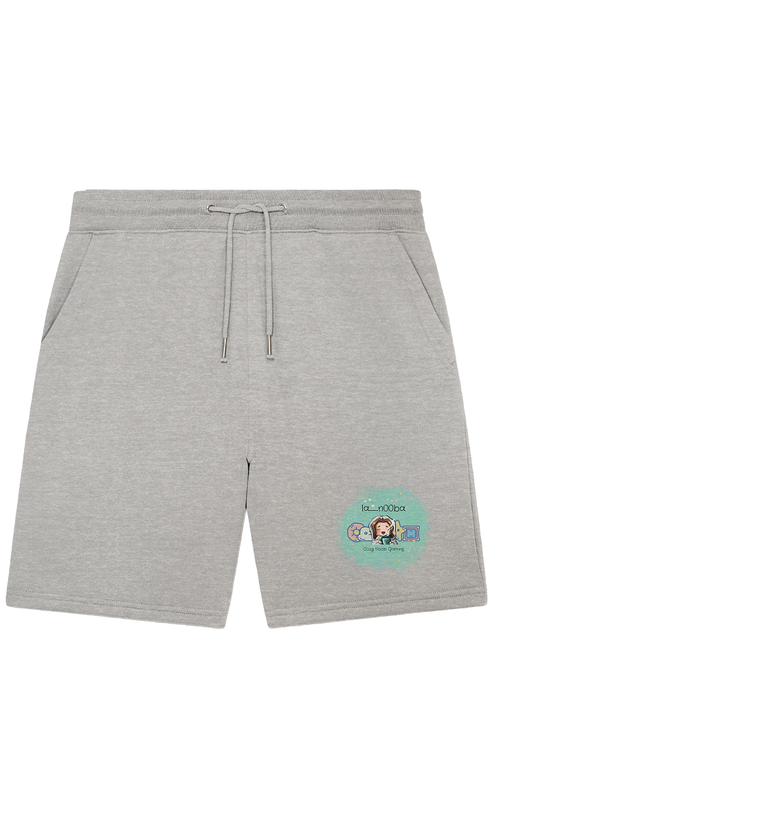 La_N00ba Logo - Organic Jogger Shorts