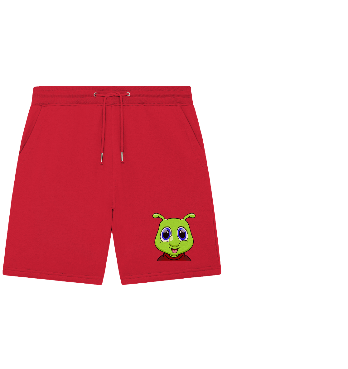 Raupi Face - Organic Jogger Shorts