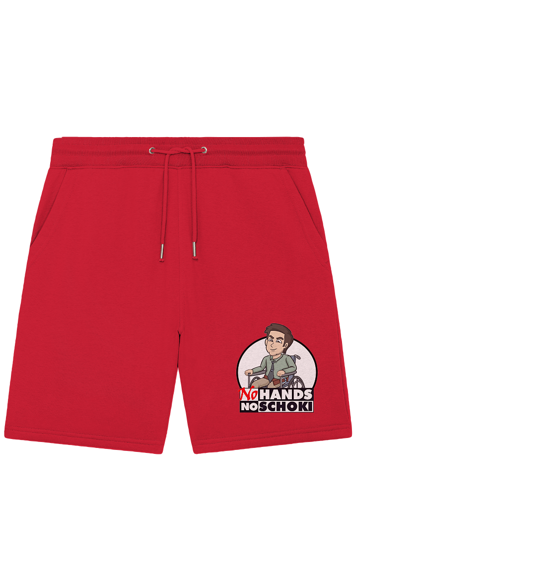 NoHandsNoSchoki Logo - Organic Jogger Shorts