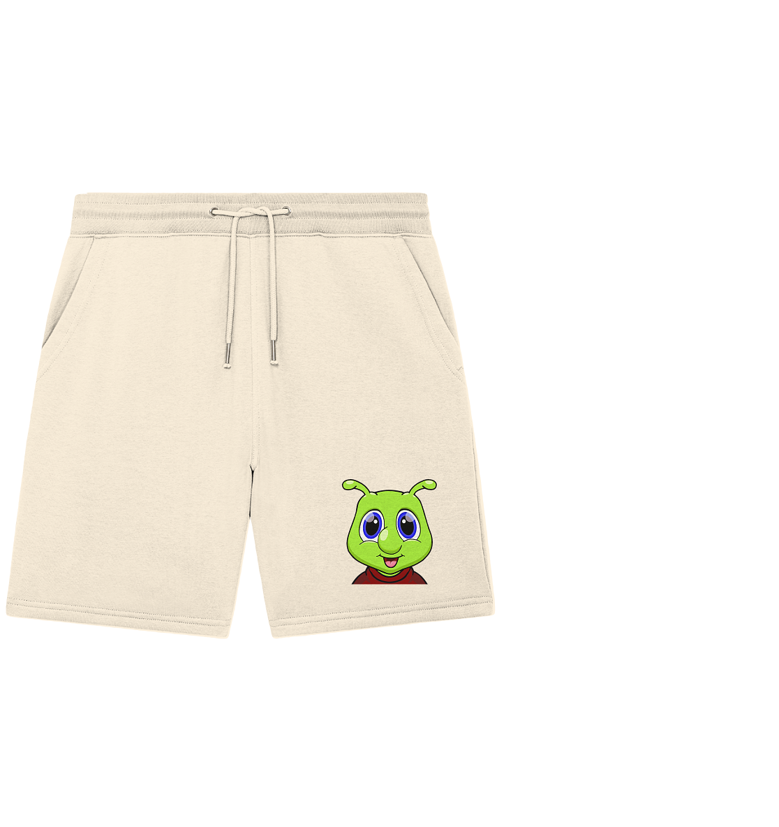 Raupi Face - Organic Jogger Shorts