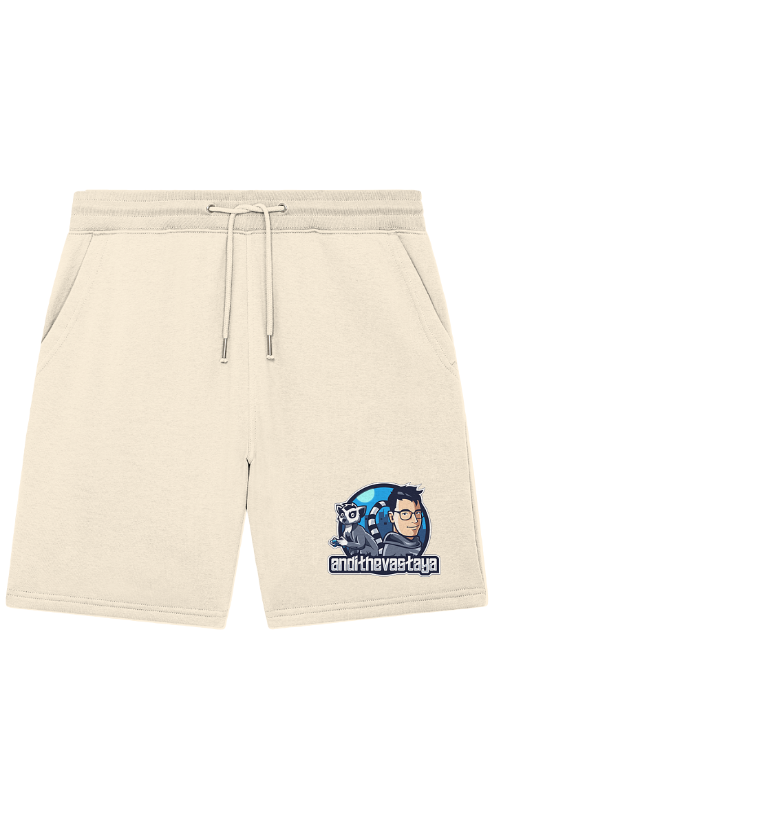 AndiDerLemur Logo - Organic Jogger Shorts
