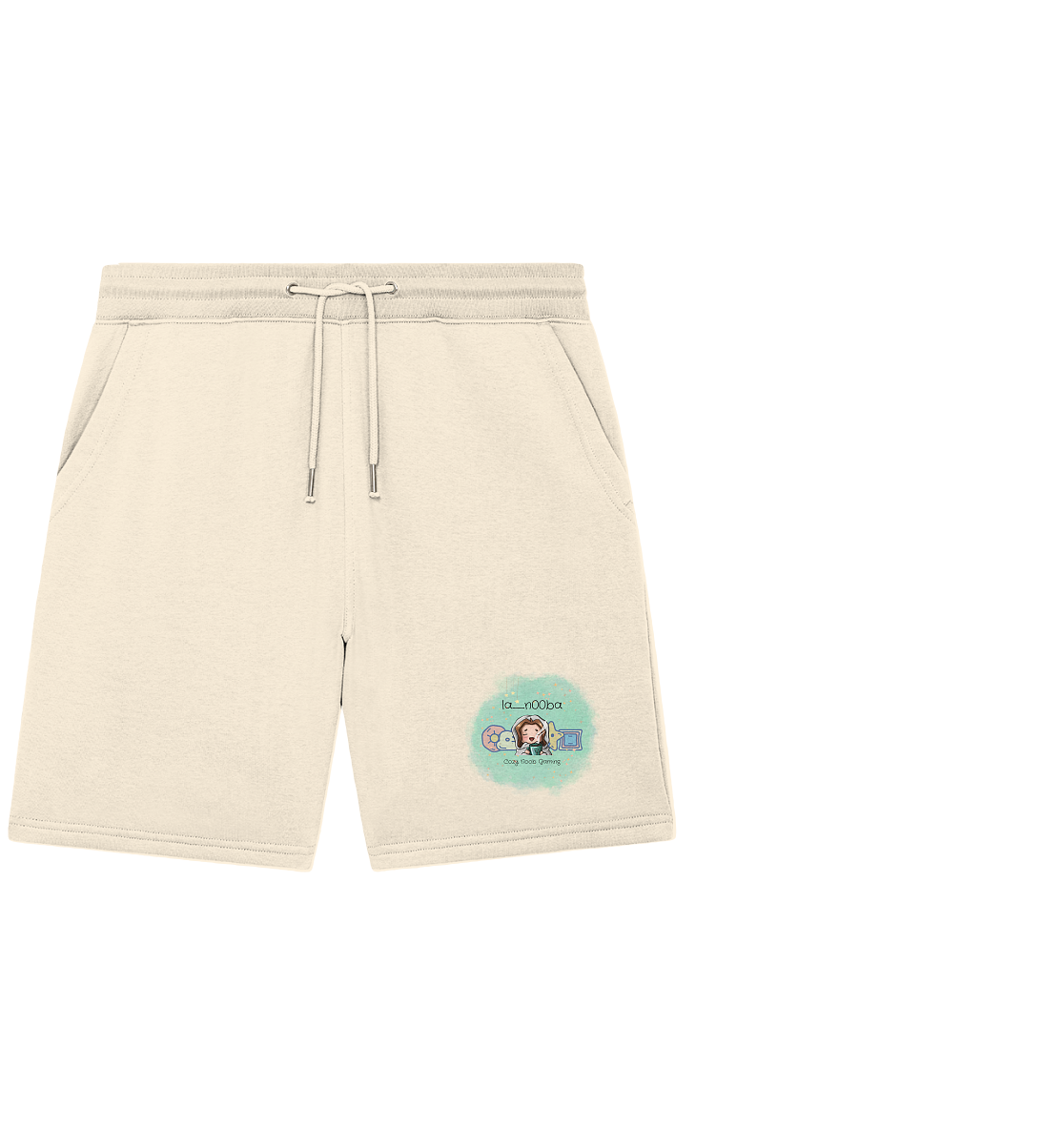La_N00ba Logo - Organic Jogger Shorts
