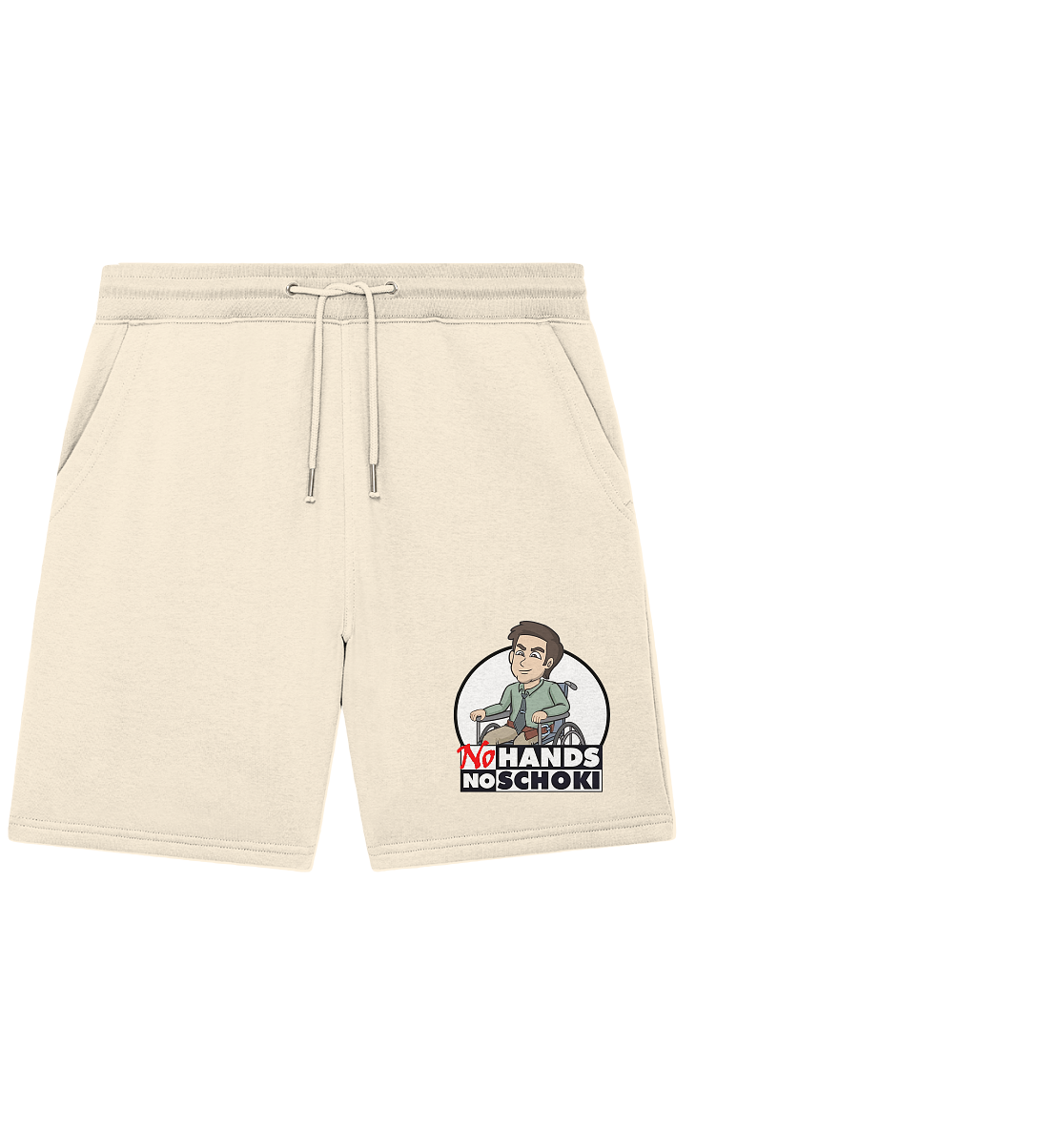 NoHandsNoSchoki Logo - Organic Jogger Shorts