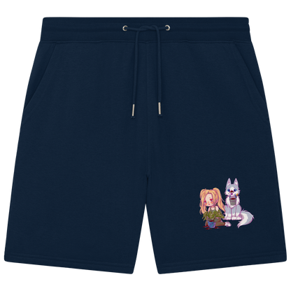 StaceyLucia Wolf Chibi - Organic Jogger Shorts
