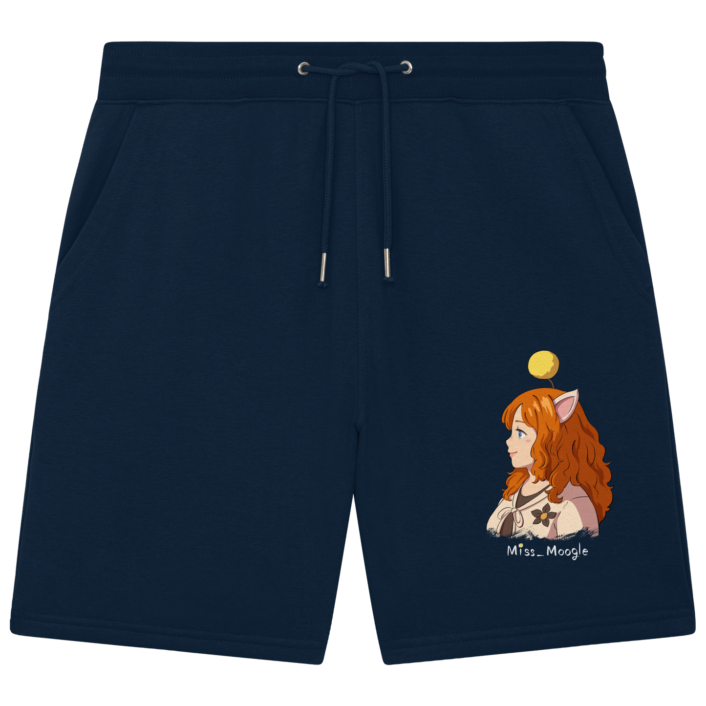 Miss_Moogle Logo colour - Organic Jogger Shorts