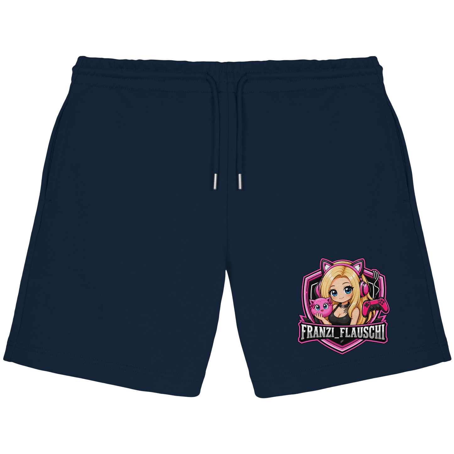 Franzi_Flauschi Logo - Organic Jogger Shorts