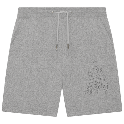 Miss_Moogle Logo Outline - Organic Jogger Shorts