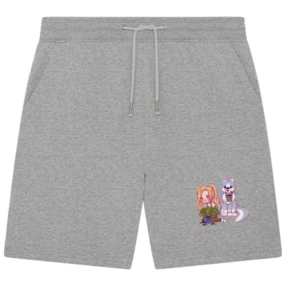 StaceyLucia Wolf Chibi - Organic Jogger Shorts