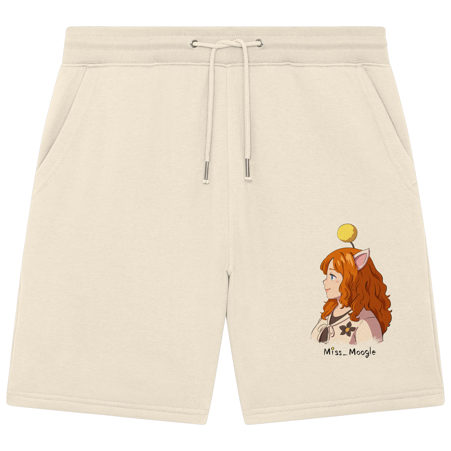 Miss_Moogle Logo colour - Organic Jogger Shorts