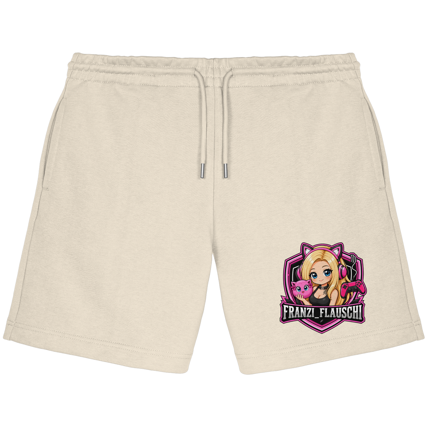 Franzi_Flauschi Logo - Organic Jogger Shorts