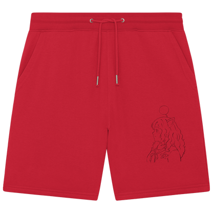 Miss_Moogle Logo Outline - Organic Jogger Shorts