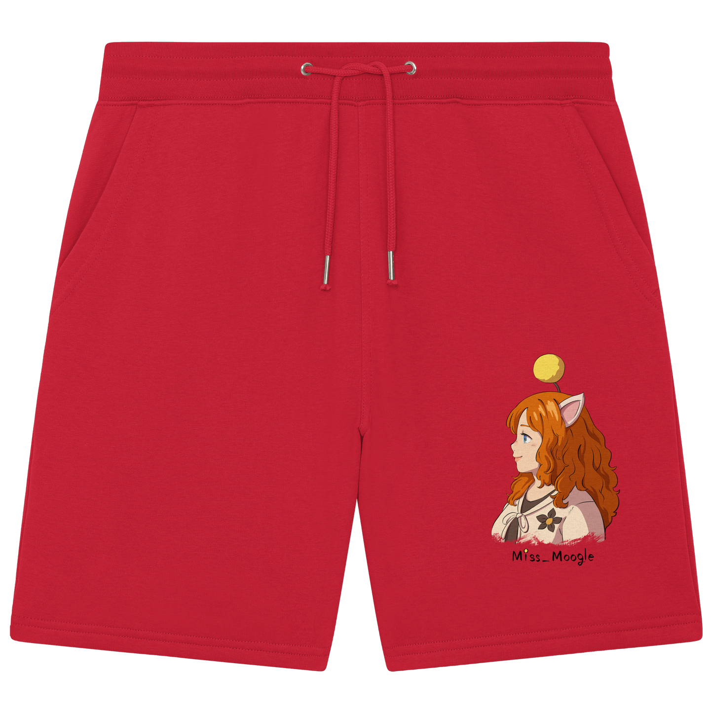 Miss_Moogle Logo colour - Organic Jogger Shorts