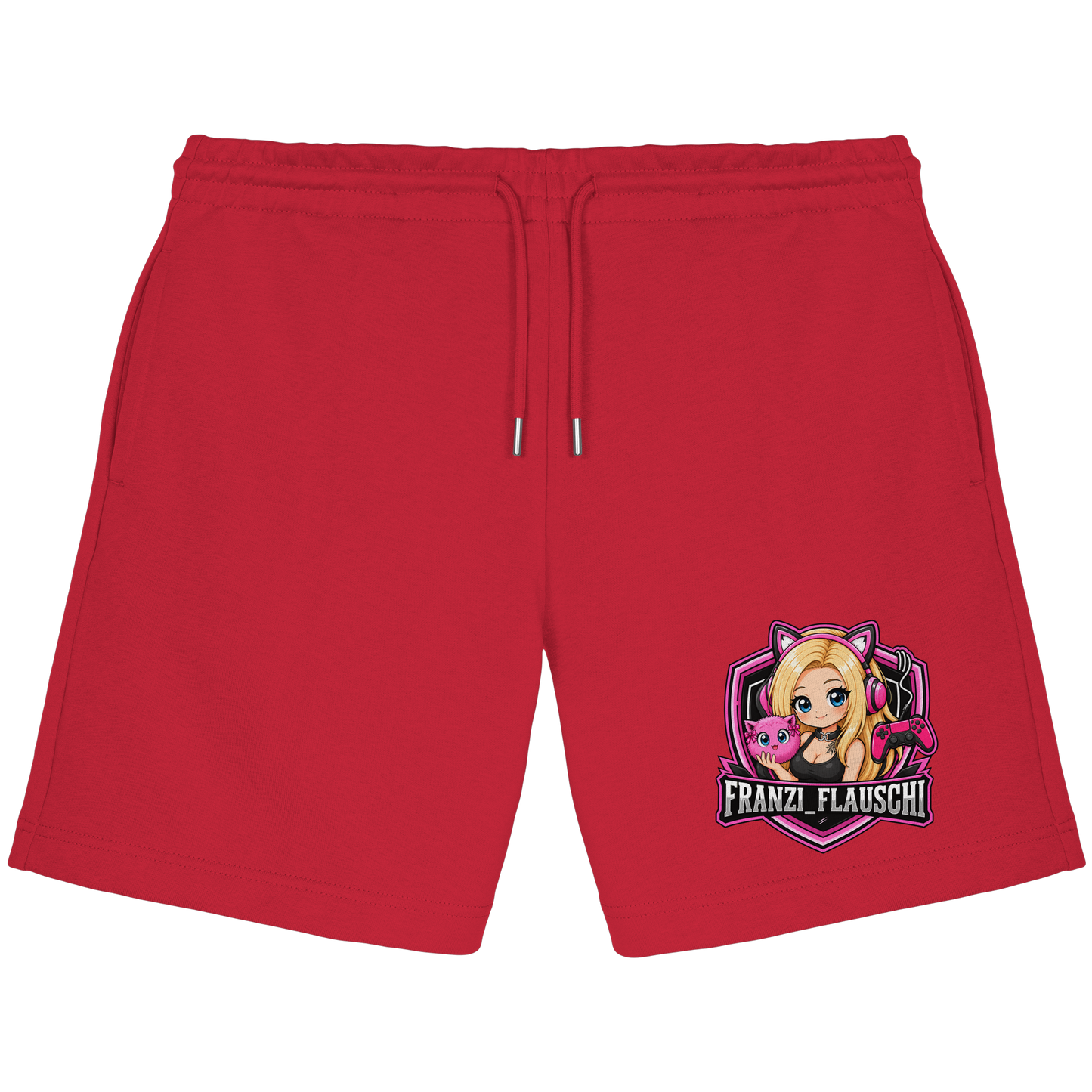 Franzi_Flauschi Logo - Organic Jogger Shorts