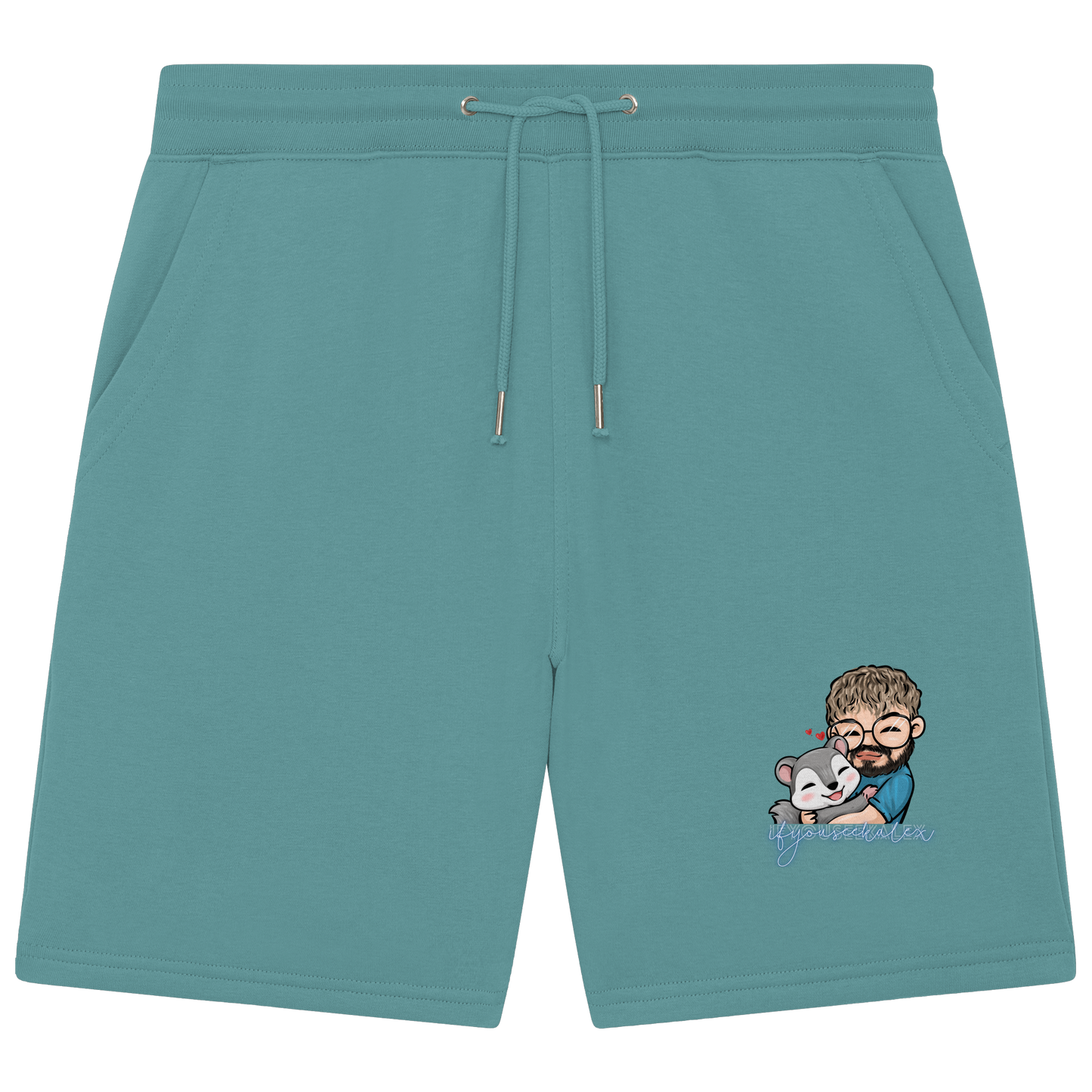 ifyouseekalex hug - Organic Jogger Shorts