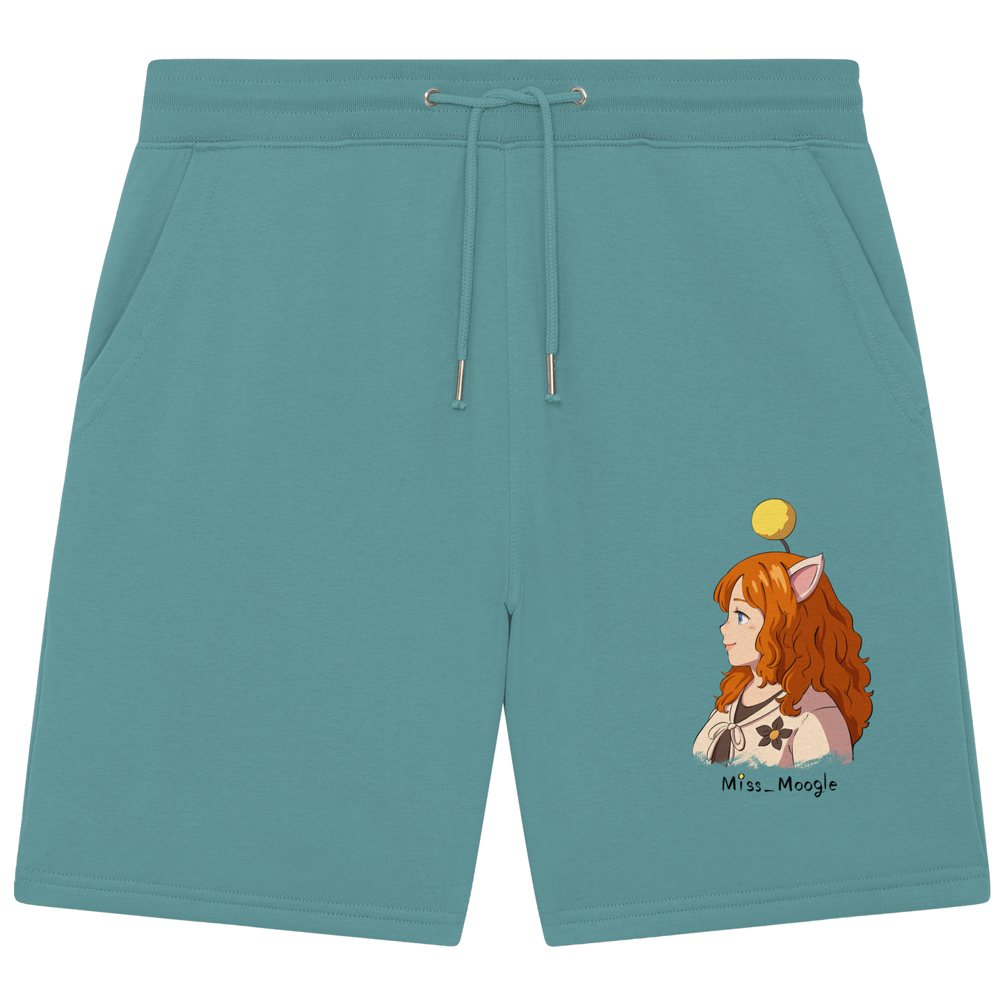 Miss_Moogle Logo colour - Organic Jogger Shorts