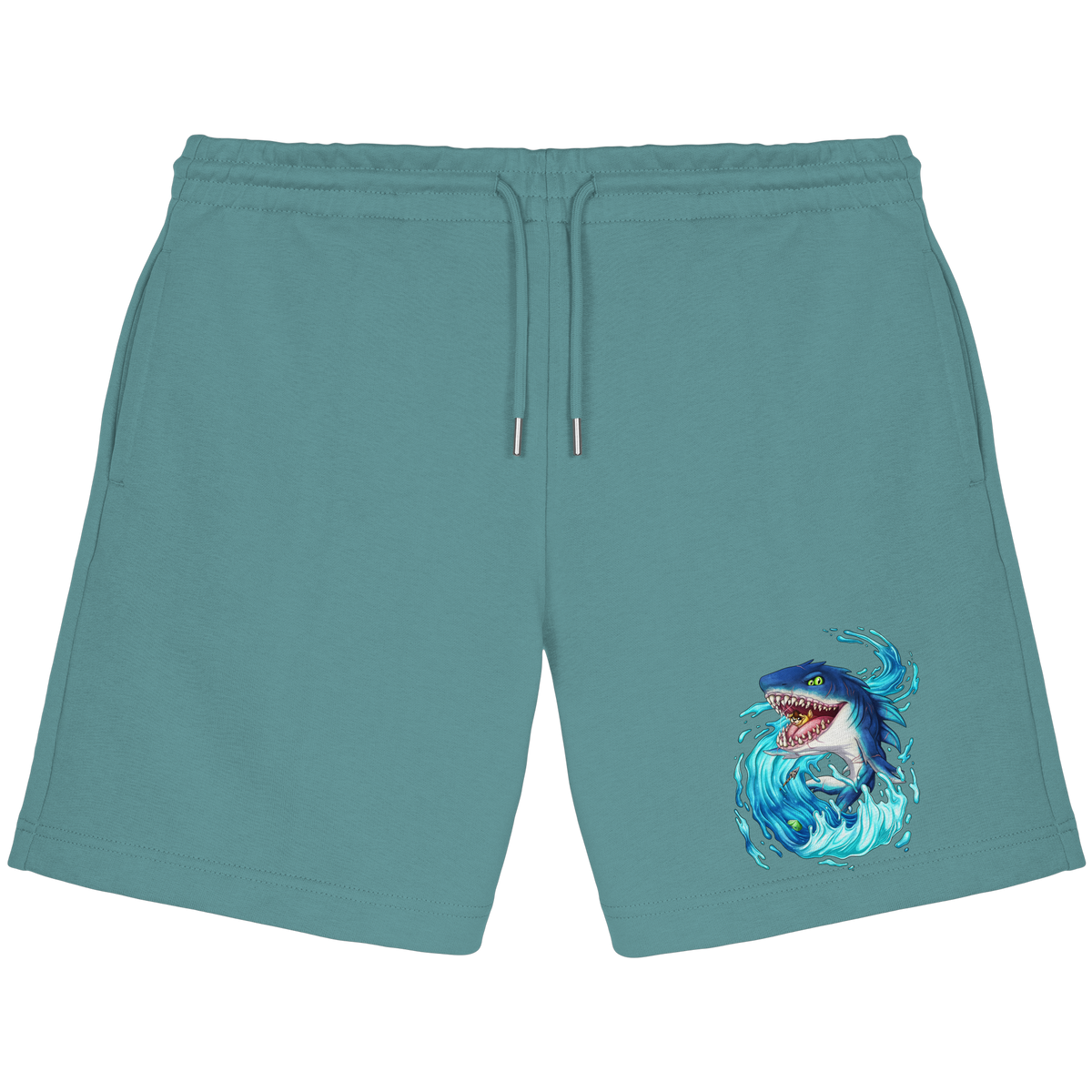 LupiArts Megalodon Hungering - Organic Jogger Shorts