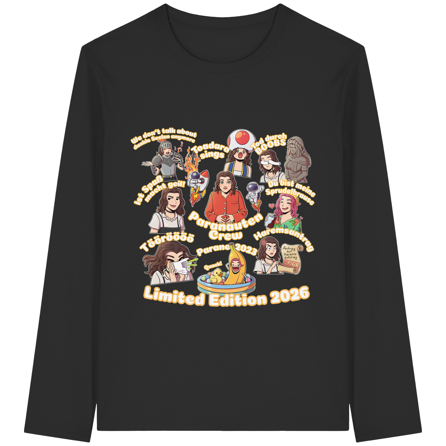 kairPARAvell MOMENTS - Organic Longsleeve T-Shirt (Frontprint)