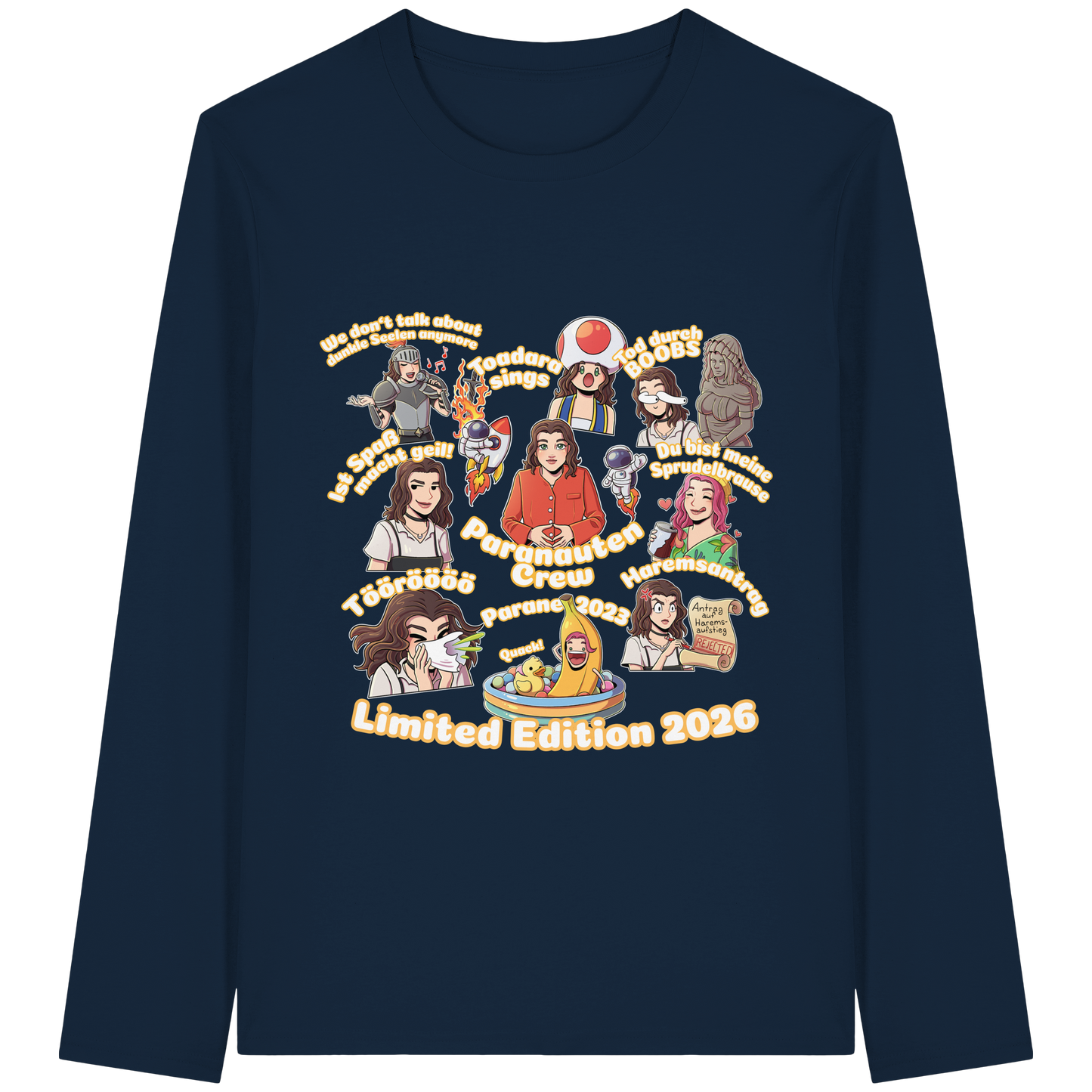 kairPARAvell MOMENTS - Organic Longsleeve T-Shirt (Frontprint)
