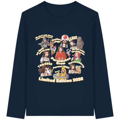 kairPARAvell MOMENTS - Organic Longsleeve T-Shirt (Frontprint)