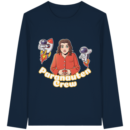 kairPARAvell Paranauten Crew - Organic Longsleeve T-Shirt (Frontprint)