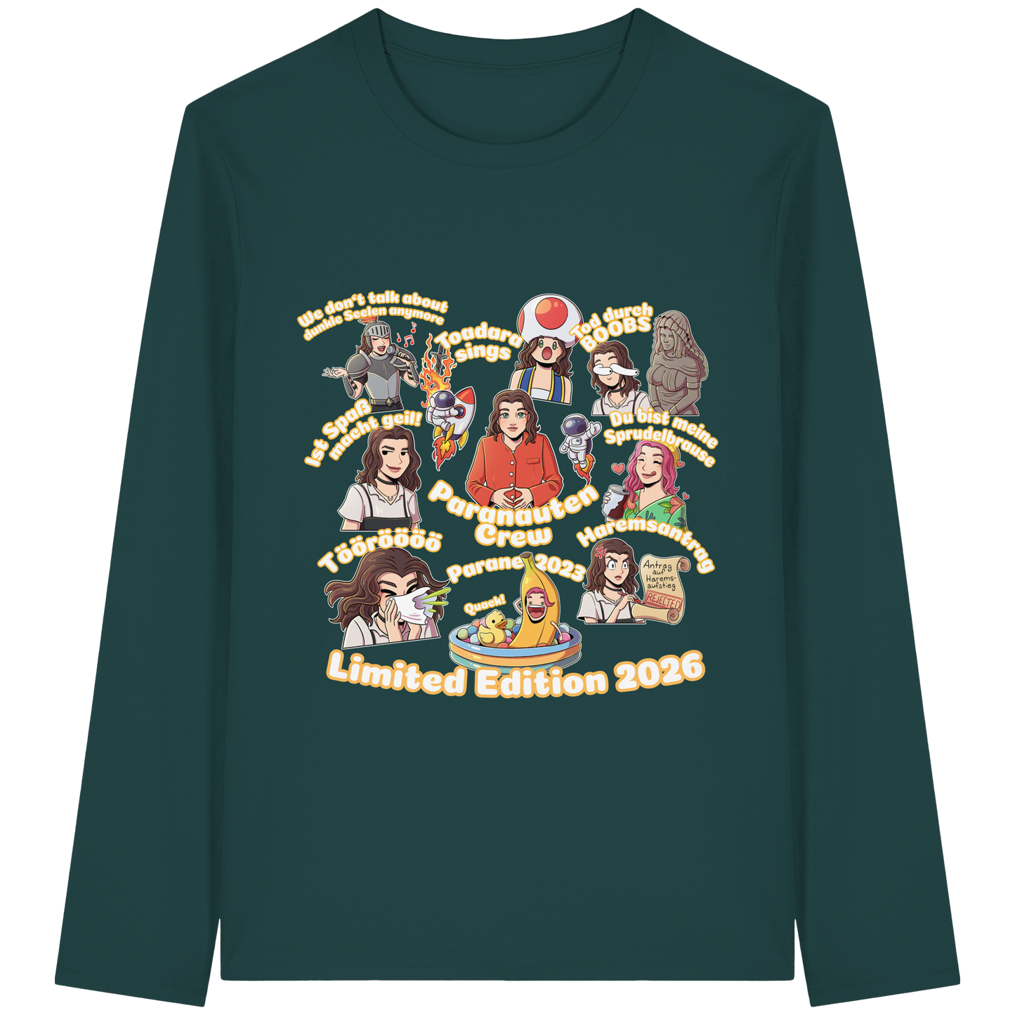 kairPARAvell MOMENTS - Organic Longsleeve T-Shirt (Frontprint)