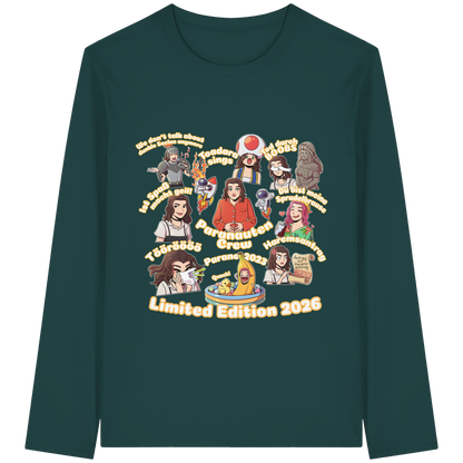 kairPARAvell MOMENTS - Organic Longsleeve T-Shirt (Frontprint)