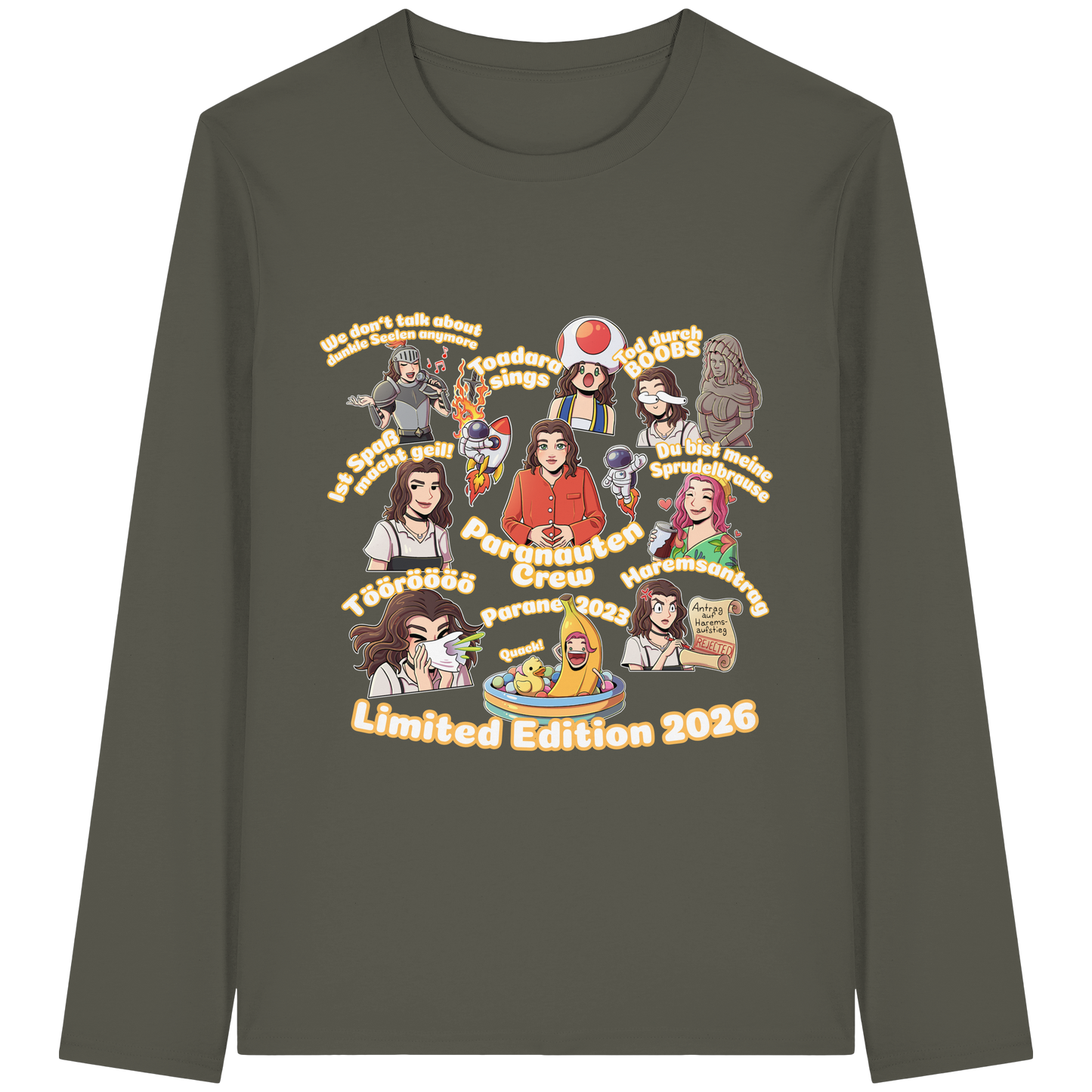 kairPARAvell MOMENTS - Organic Longsleeve T-Shirt (Frontprint)