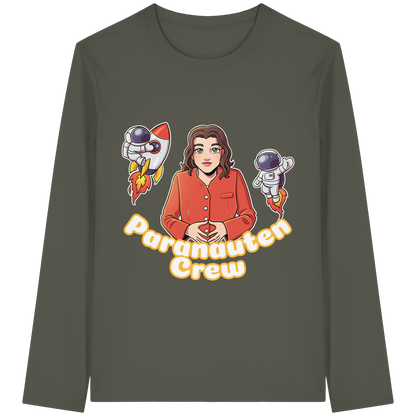kairPARAvell Paranauten Crew - Organic Longsleeve T-Shirt (Frontprint)