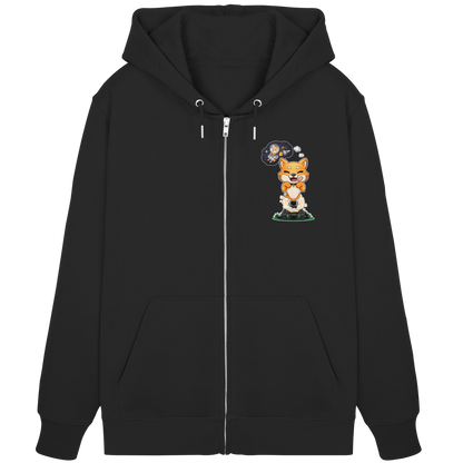FeineKatze Shiba Astronaut - Organic Zipper