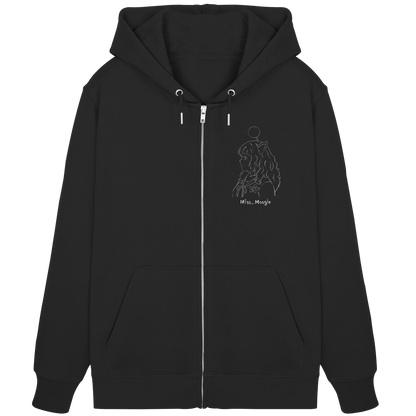 Miss_Moogle Logo Sign - Organic Zipper