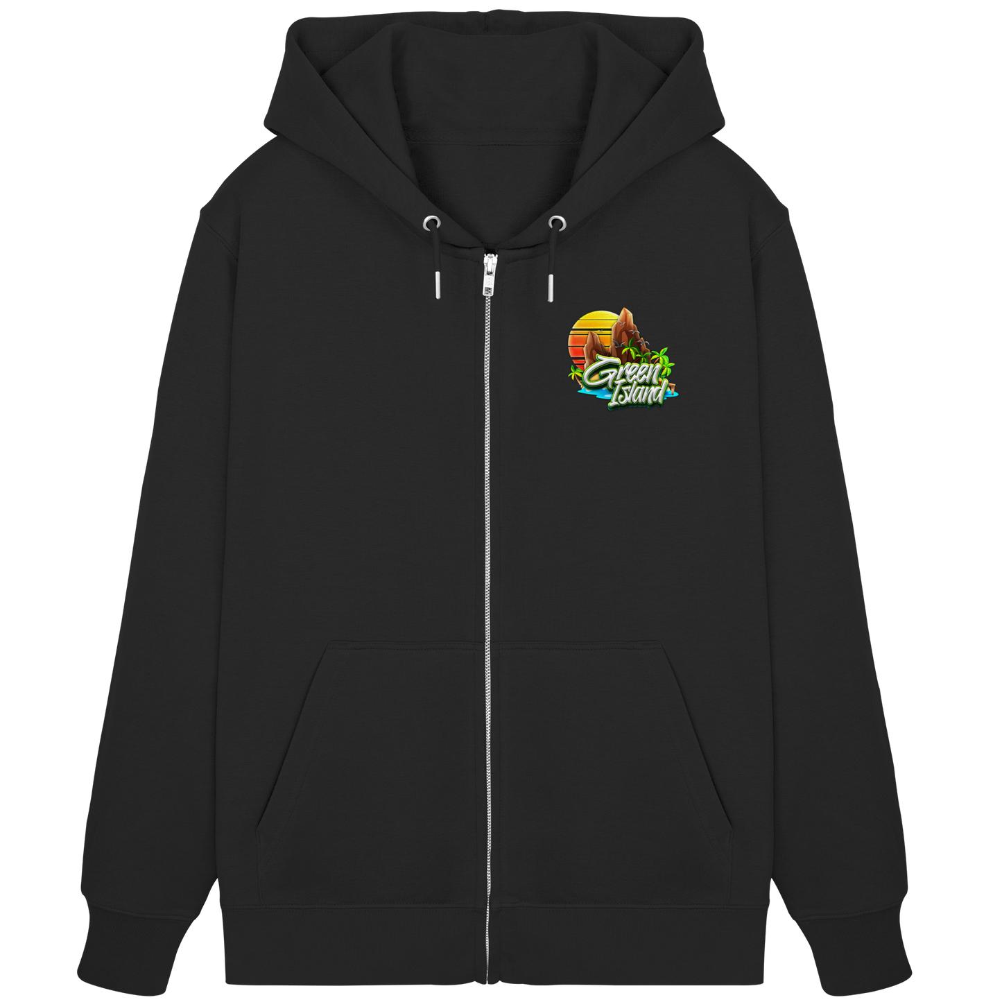 Greenislandndrp Logo - Organic Zipper