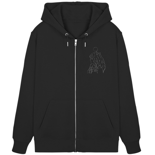 Miss_Moogle Logo Outline - Organic Zipper