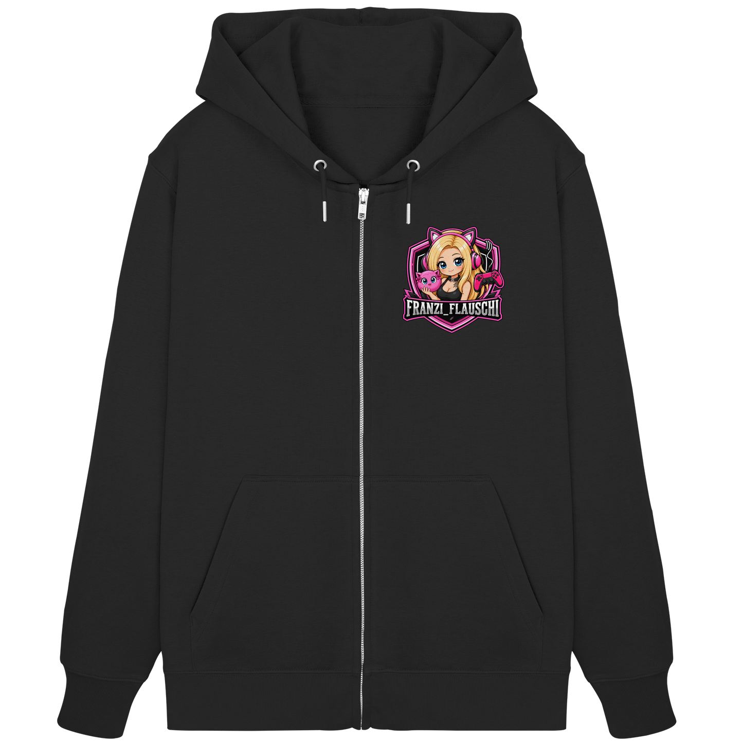 Franzi_Flauschi Logo - Organic Zipper