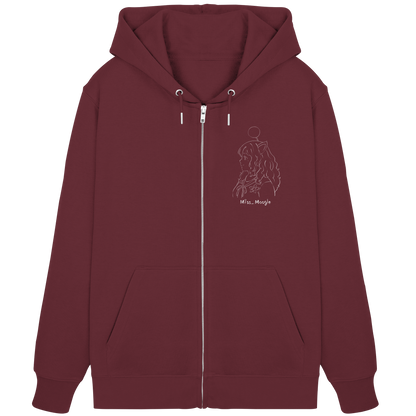Miss_Moogle Logo Sign - Organic Zipper